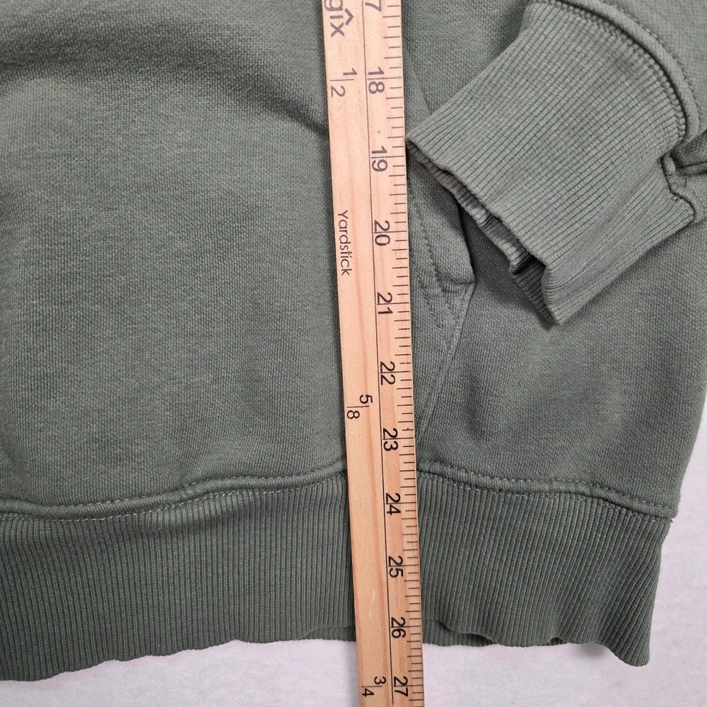 The North Face Hoodie Mens XL Green Half Dome Logo Pullover Fleece Sweatshirt